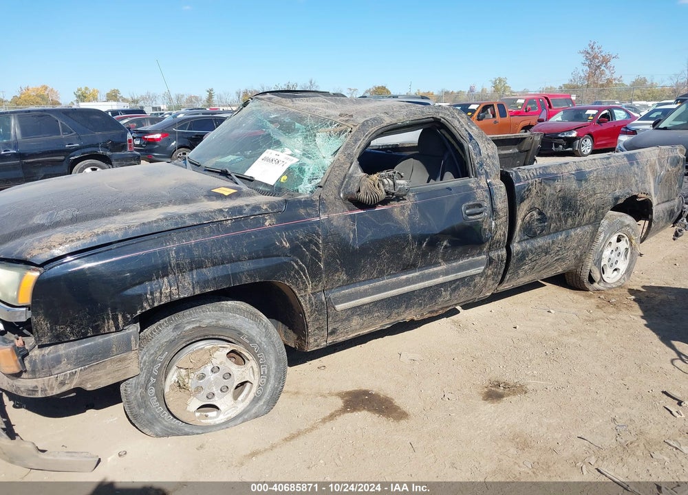 2004 CHEVROLET SILVERADO 1500 LS VIN: 1GCEC14T84E109421