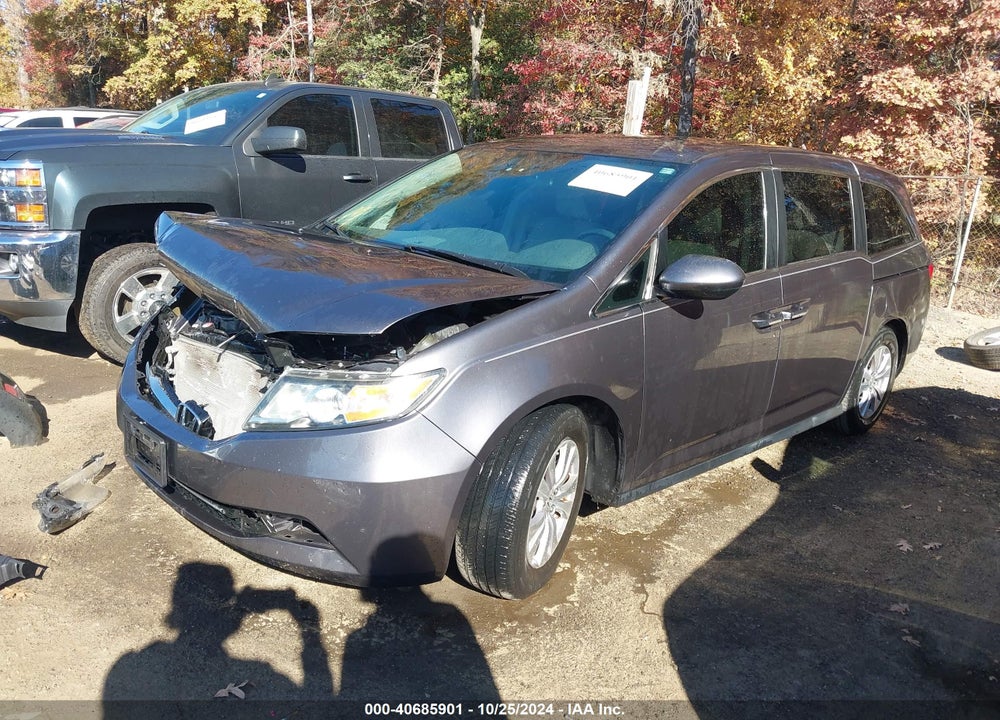 2016 HONDA ODYSSEY SE VIN: 5FNRL5H32GB168079