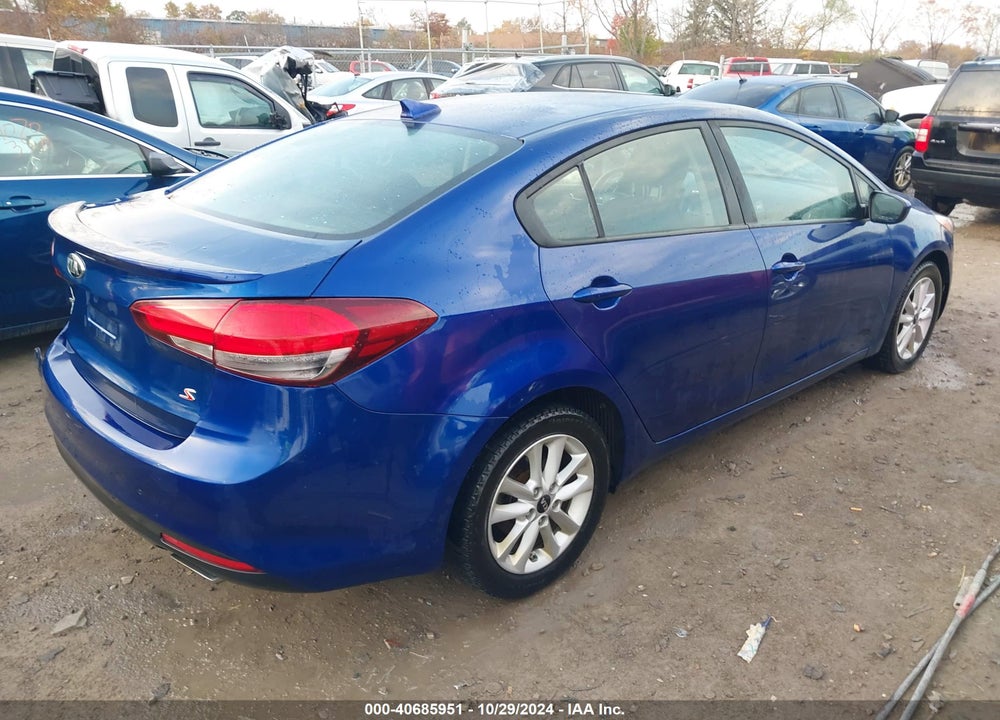 2017 KIA FORTE S VIN: 3KPFL4A73HE157691