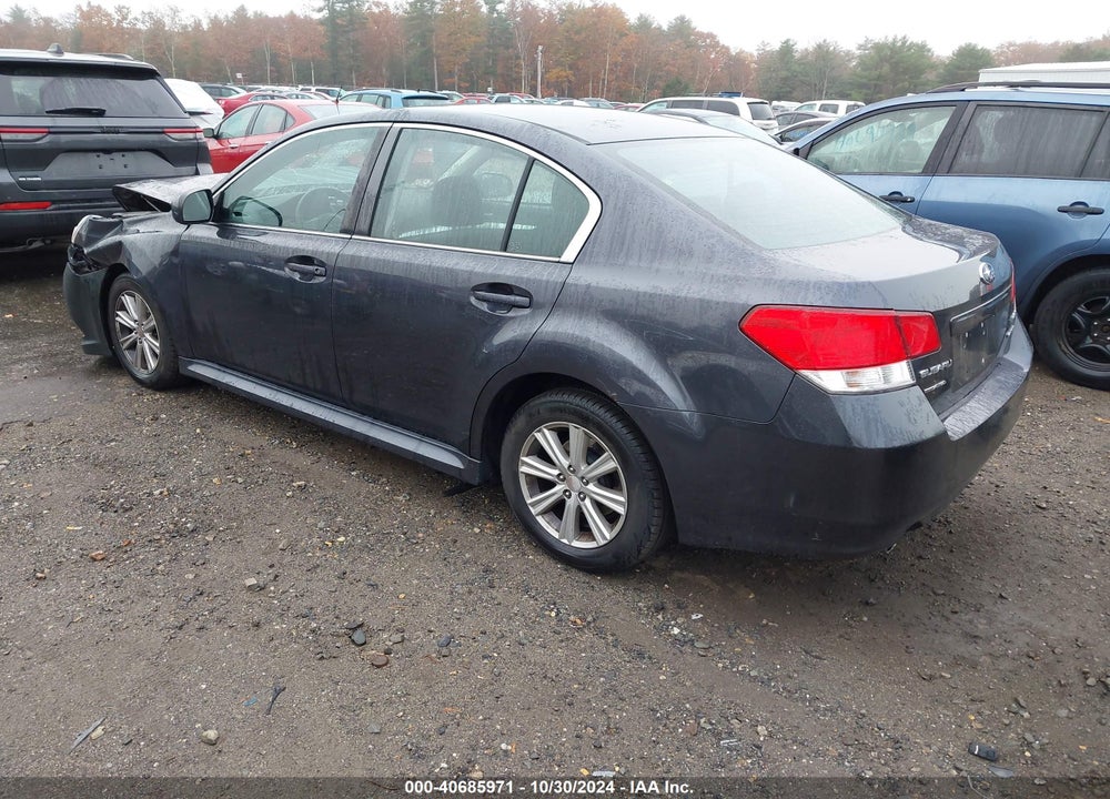 2011 SUBARU LEGACY 2.5I PREMIUM VIN: 4S3BMCC68B3259609