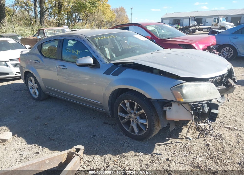 2013 DODGE AVENGER R/T VIN: 1C3CDZBG3DN608334