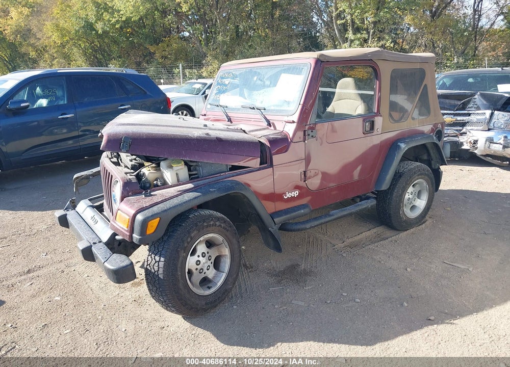 2001 JEEP WRANGLER SPORT VIN: 1J4FA49S51P315687