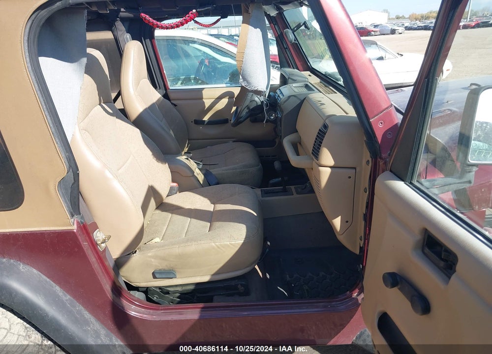 2001 JEEP WRANGLER SPORT VIN: 1J4FA49S51P315687