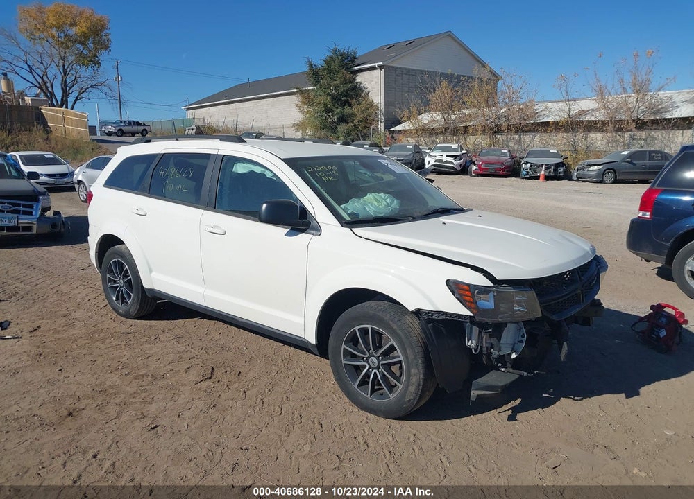 2018 DODGE JOURNEY SE VIN: 3C4PDCAB9JT529309
