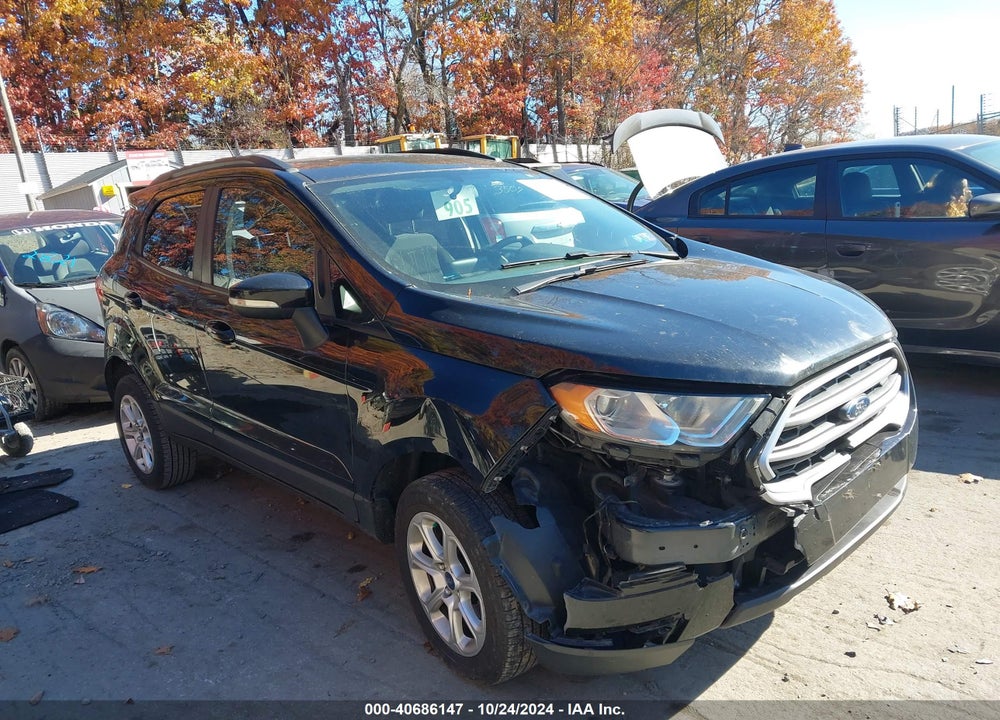 2019 FORD ECOSPORT SE VIN: MAJ6S3GL6KC262151