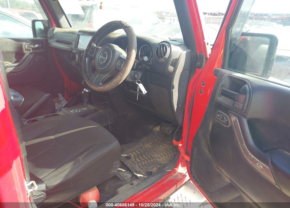 2016 JEEP WRANGLER UNLIMITED SPORT RHD VIN: 1C4BJWKG1GL108445