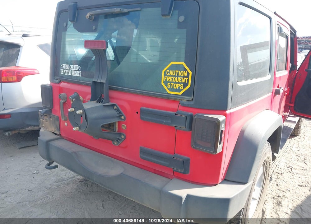 2016 JEEP WRANGLER UNLIMITED SPORT RHD VIN: 1C4BJWKG1GL108445