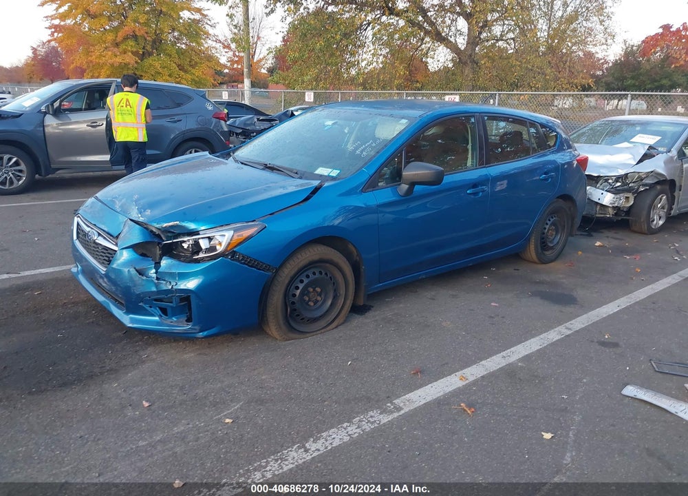 2017 SUBARU IMPREZA 2.0I VIN: 4S3GTAA68H3700955