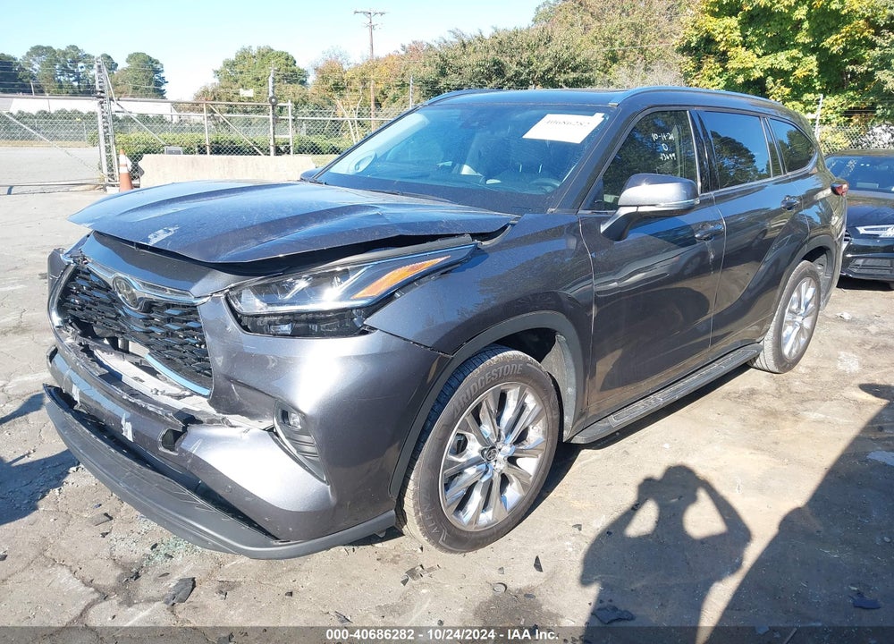 2023 TOYOTA HIGHLANDER LIMITED VIN: 5TDKDRAH9PS026187