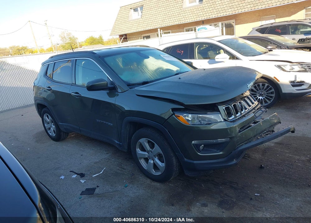 2019 JEEP COMPASS LATITUDE FWD VIN: 3C4NJCBB6KT637645