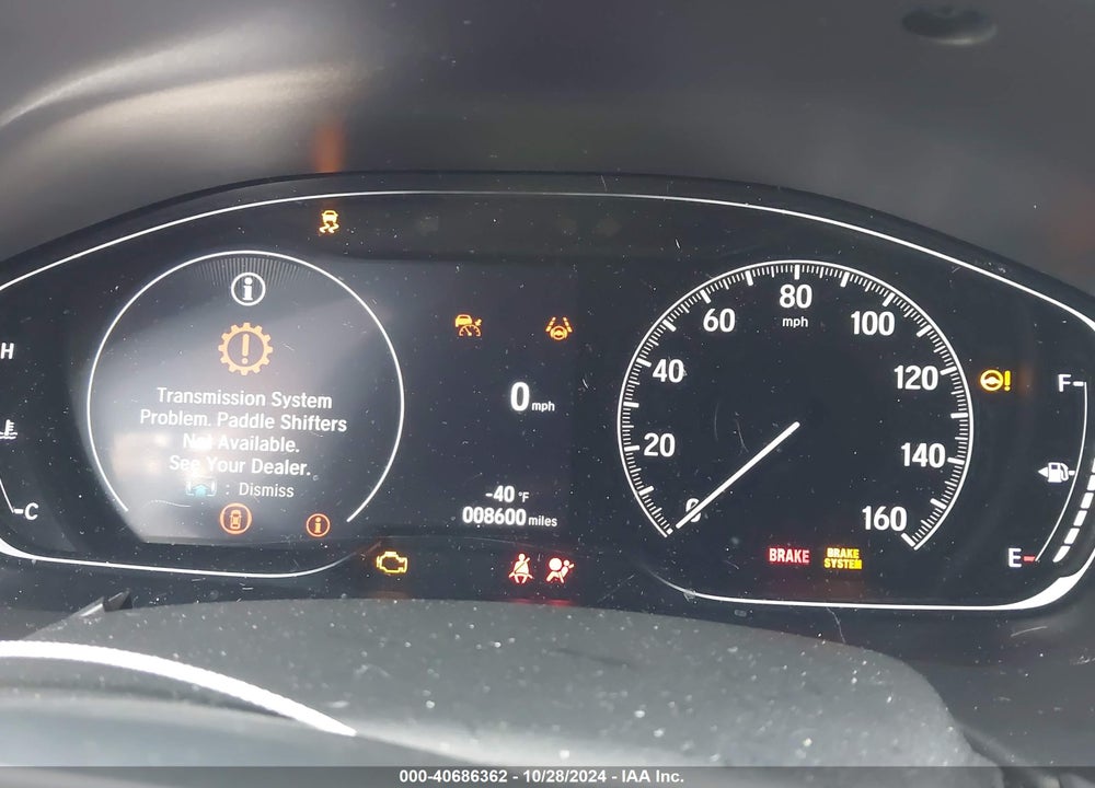 2022 HONDA ACCORD SPORT VIN: 1HGCV1F38NA109640