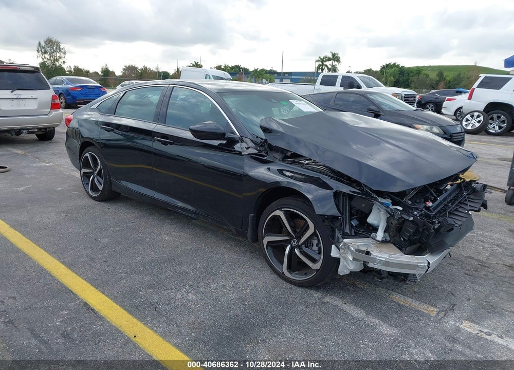 2022 HONDA ACCORD SPORT VIN: 1HGCV1F38NA109640