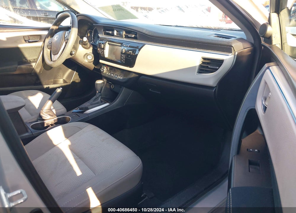 2014 TOYOTA COROLLA LE VIN: 2T1BURHE5EC204579