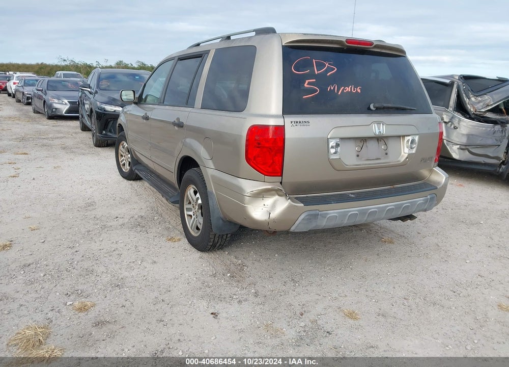 2004 HONDA PILOT EX-L VIN: 2HKYF18584H619915