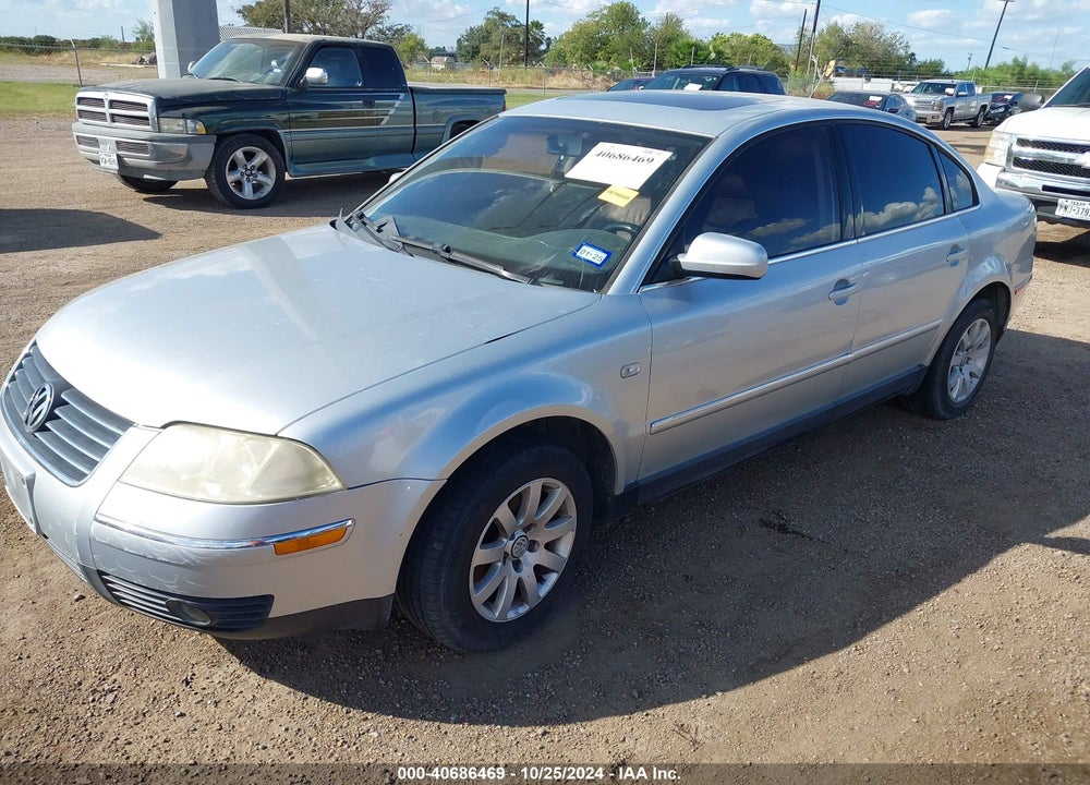 2003 VOLKSWAGEN PASSAT GLS V6 VIN: WVWPH63B33P451734