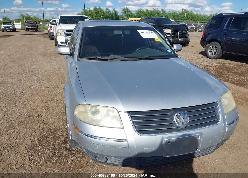 2003 VOLKSWAGEN PASSAT GLS V6 VIN: WVWPH63B33P451734