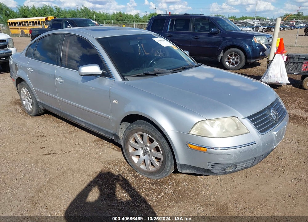 2003 VOLKSWAGEN PASSAT GLS V6 VIN: WVWPH63B33P451734