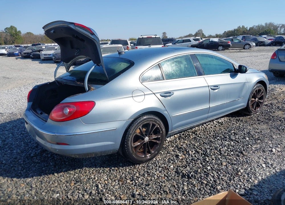 2009 VOLKSWAGEN CC LUXURY VIN: WVWHL73C39E529841