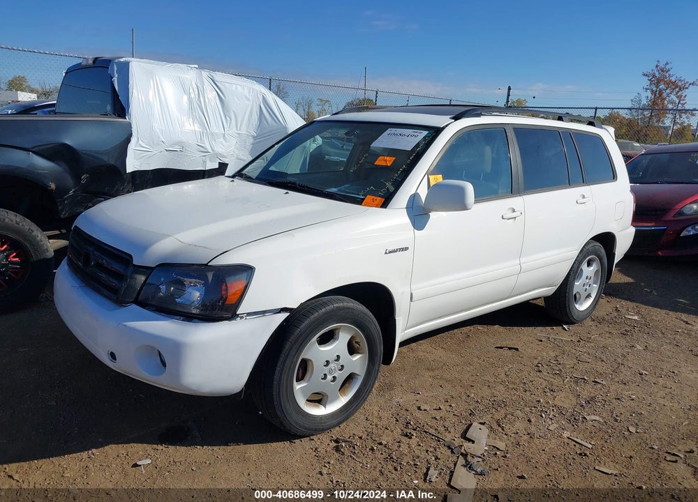 2004 TOYOTA HIGHLANDER LIMITED V6 VIN: JTEDP21A840037301