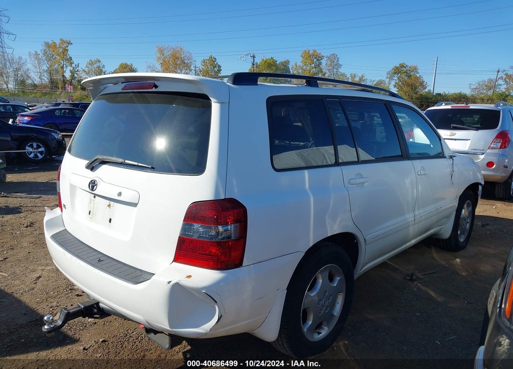 2004 TOYOTA HIGHLANDER LIMITED V6 VIN: JTEDP21A840037301