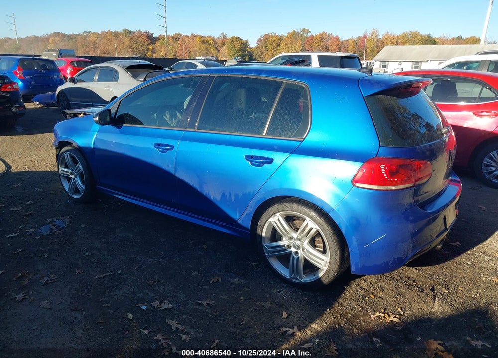 2012 VOLKSWAGEN GOLF R 4-DOOR VIN: WVWPF7AJ0CW346984