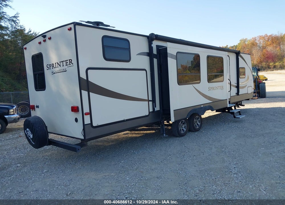 2017 KEYSTONE RV SPRINTER VIN: 4YDT33B25H1532450