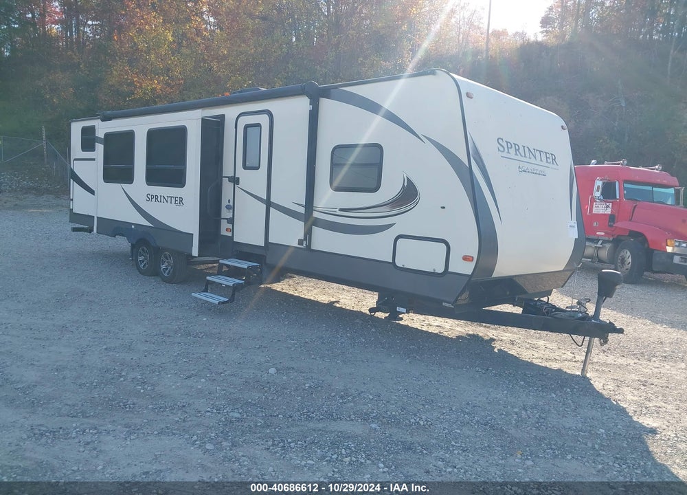 2017 KEYSTONE RV SPRINTER VIN: 4YDT33B25H1532450