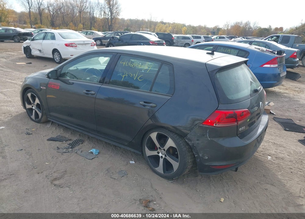 2017 VOLKSWAGEN GOLF GTI AUTOBAHN 4-DOOR/S 4-DOOR/SE 4-DOOR/SPORT 4-DOOR VIN: 3VW5T7AU7HM059026