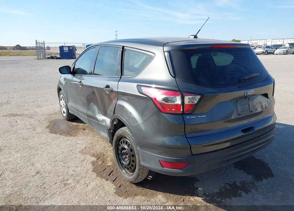 2018 FORD ESCAPE S VIN: 1FMCU0F78JUD36362