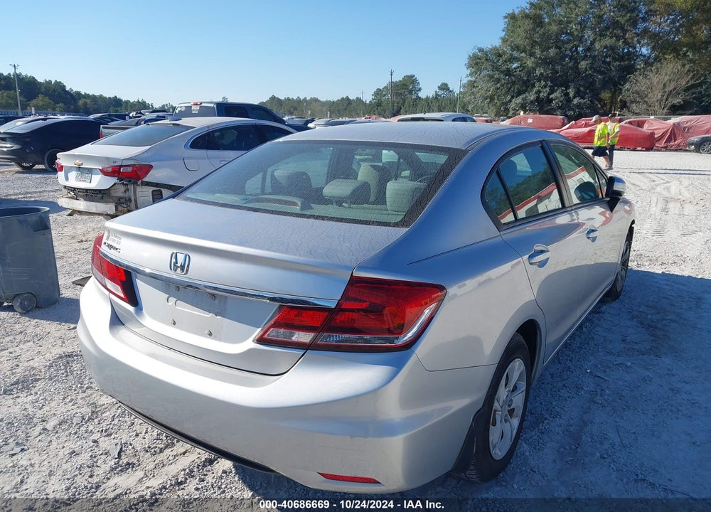 2014 HONDA CIVIC VIN: 19XFB2F54EE010290