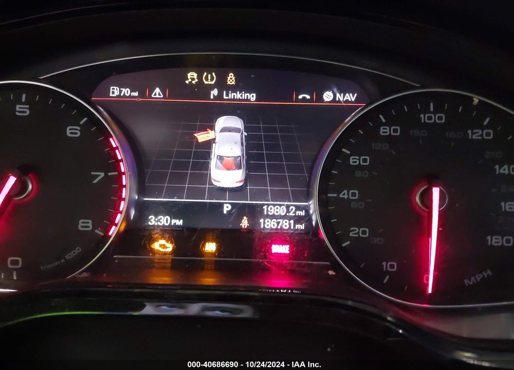 2014 AUDI A8 L 3.0T VIN: WAURGAFD8EN002816
