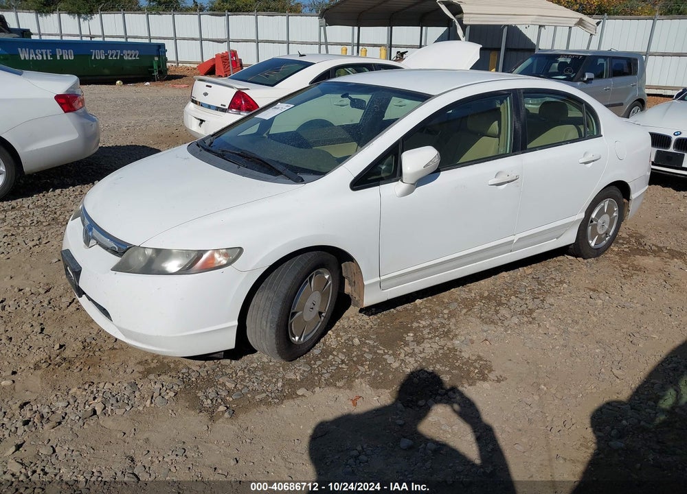 2006 HONDA CIVIC HYBRID VIN: JHMFA36286S021613