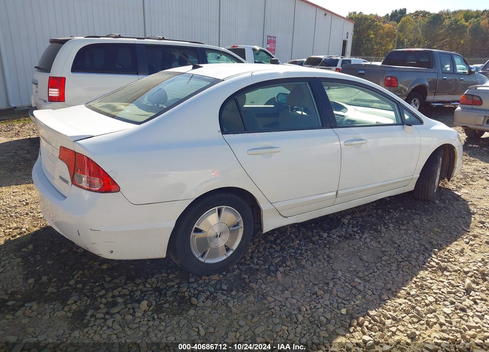 2006 HONDA CIVIC HYBRID VIN: JHMFA36286S021613