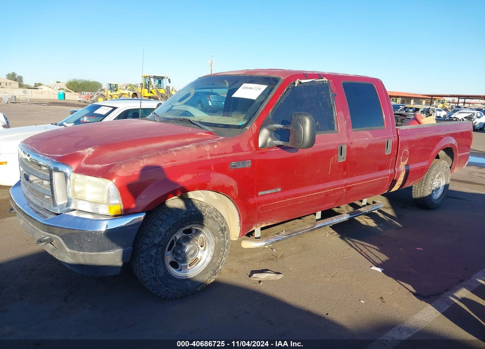 2003 FORD F-350 LARIAT/XL/XLT VIN: 1FTSW30F33EA35099