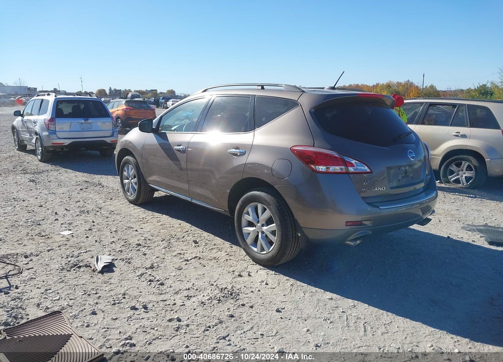 2011 NISSAN MURANO SL VIN: JN8AZ1MW6BW173265