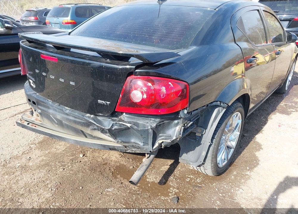 2012 DODGE AVENGER SXT VIN: 1C3CDZCBXCN233057