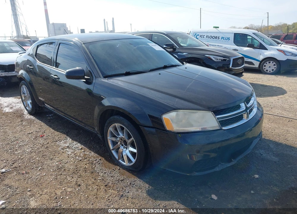 2012 DODGE AVENGER SXT VIN: 1C3CDZCBXCN233057