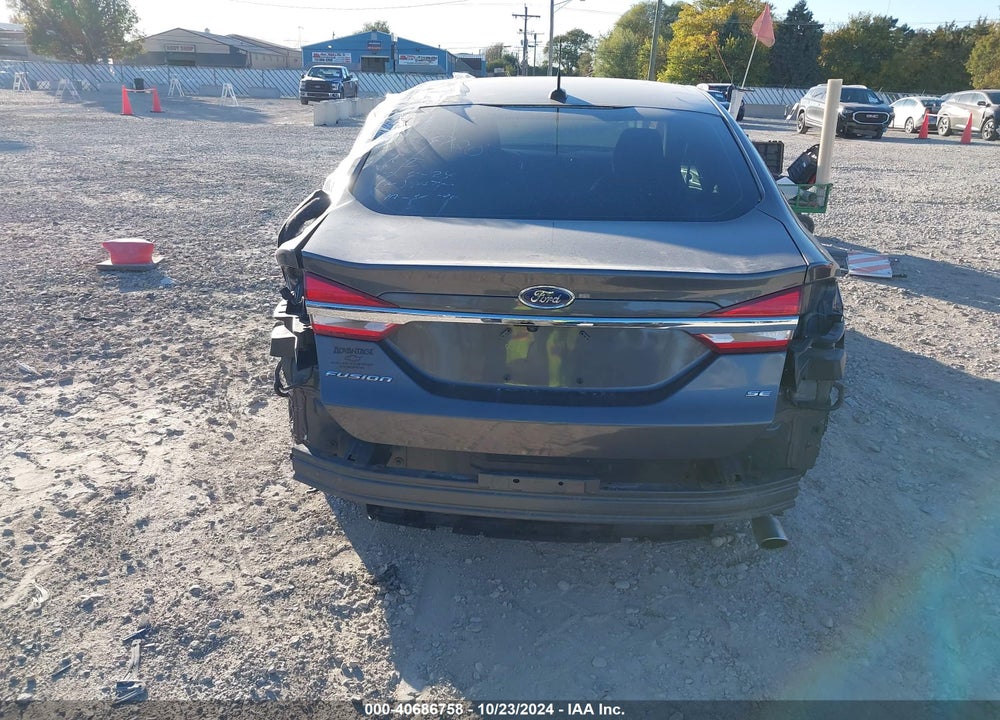 2017 FORD FUSION SE VIN: 3FA6P0H70HR394141