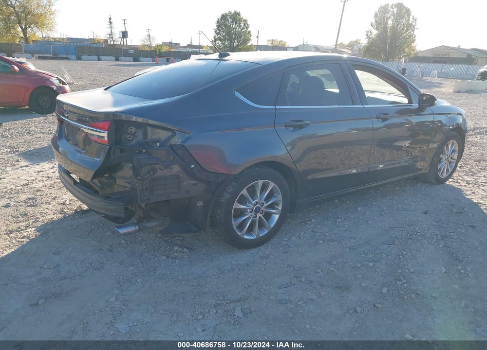 2017 FORD FUSION SE VIN: 3FA6P0H70HR394141