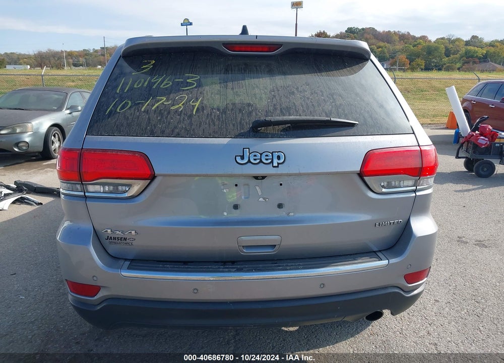 2015 JEEP GRAND CHEROKEE LIMITED VIN: 1C4RJFBGXFC160007