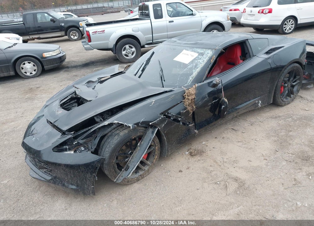 2014 CHEVROLET CORVETTE STINGRAY VIN: 1G1YC2D72E5106787