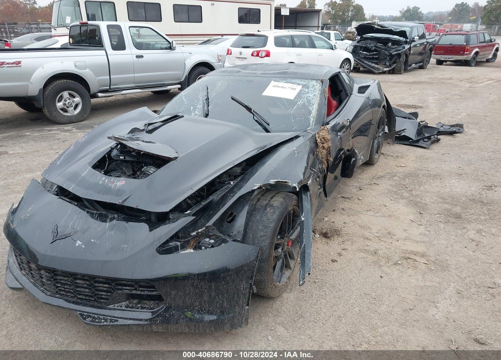 2014 CHEVROLET CORVETTE STINGRAY VIN: 1G1YC2D72E5106787