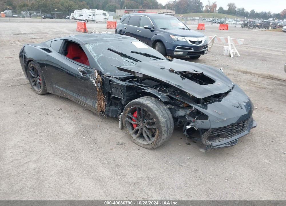 2014 CHEVROLET CORVETTE STINGRAY VIN: 1G1YC2D72E5106787