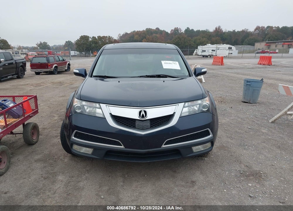 2012 ACURA MDX ADVANCE PACKAGE VIN: 2HNYD2H66CH530639
