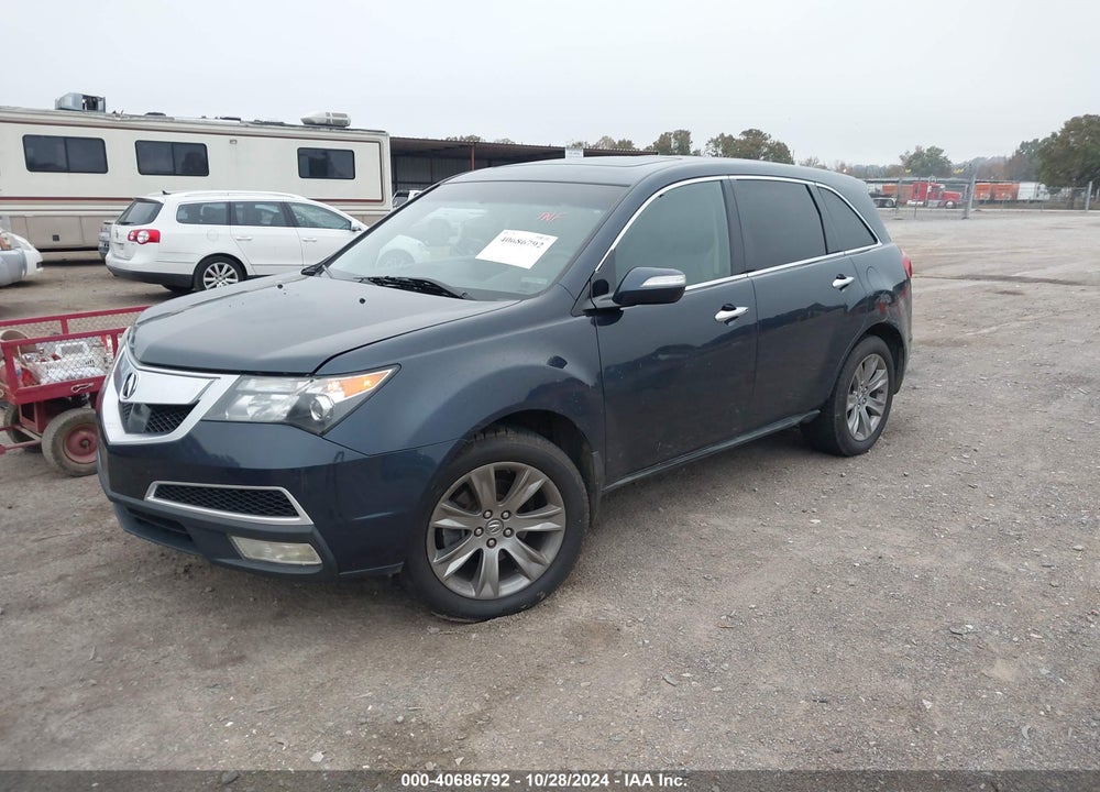 2012 ACURA MDX ADVANCE PACKAGE VIN: 2HNYD2H66CH530639