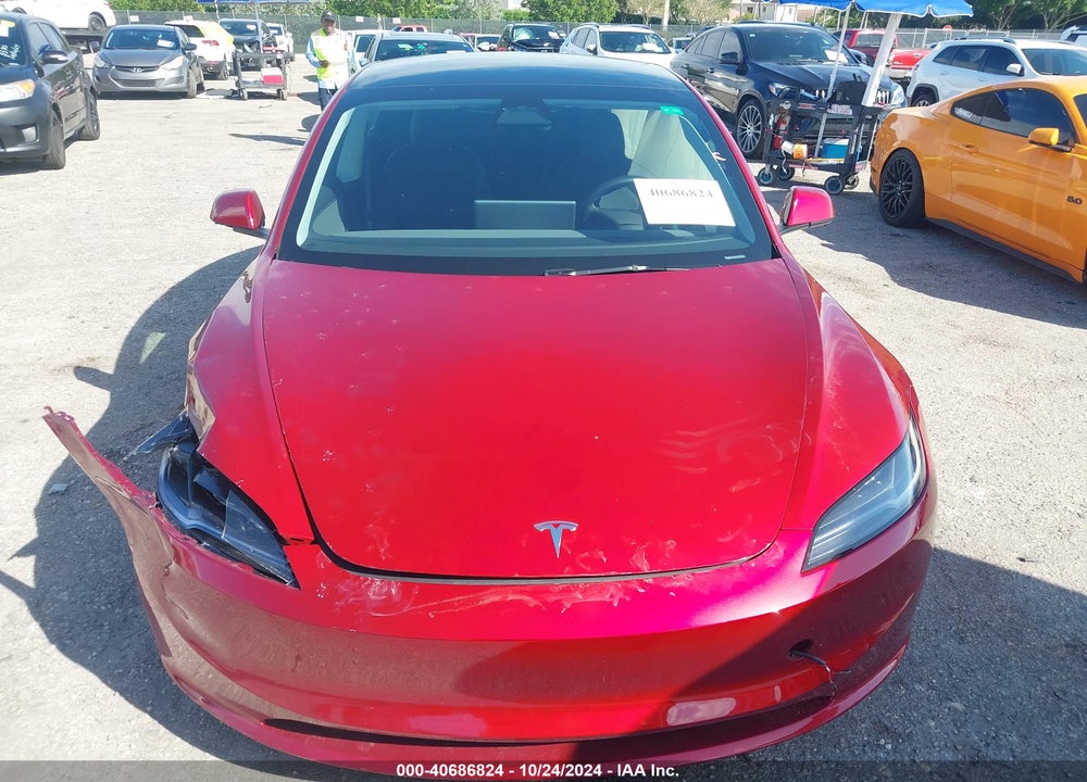 2024 TESLA MODEL 3 REAR-WHEEL DRIVE VIN: 5YJ3E1EA2RF745174
