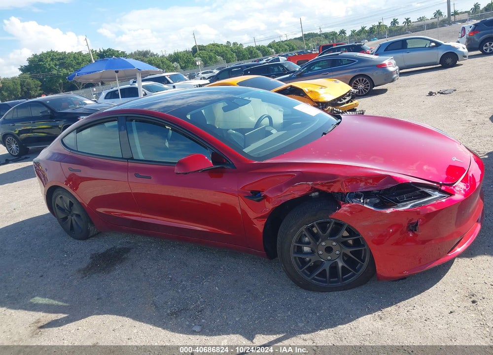 2024 TESLA MODEL 3 REAR-WHEEL DRIVE VIN: 5YJ3E1EA2RF745174