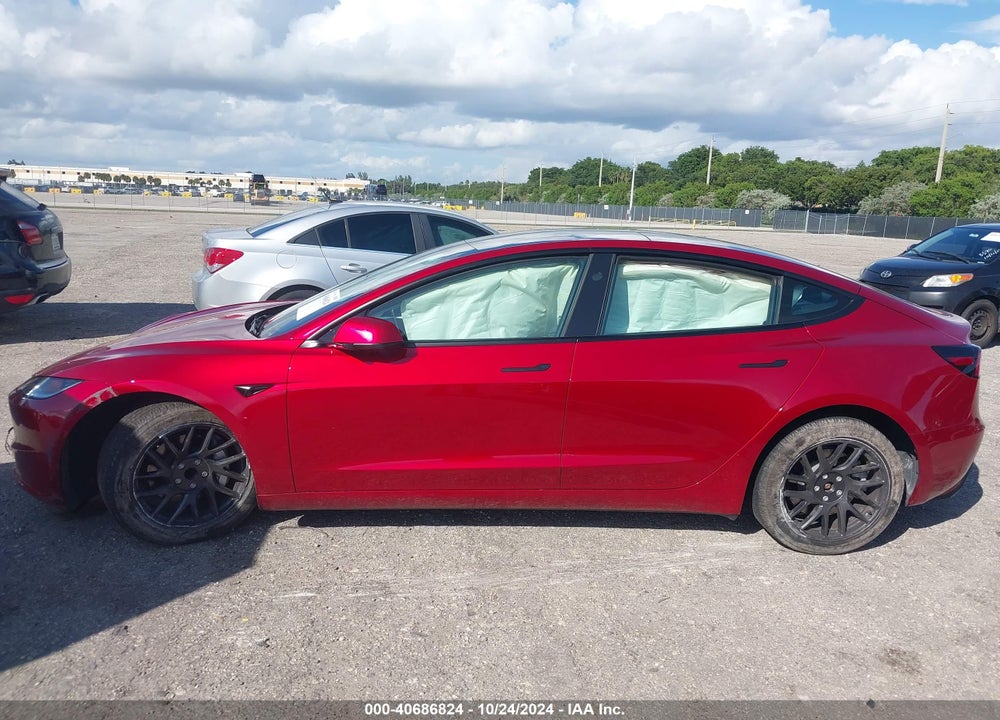 2024 TESLA MODEL 3 REAR-WHEEL DRIVE VIN: 5YJ3E1EA2RF745174