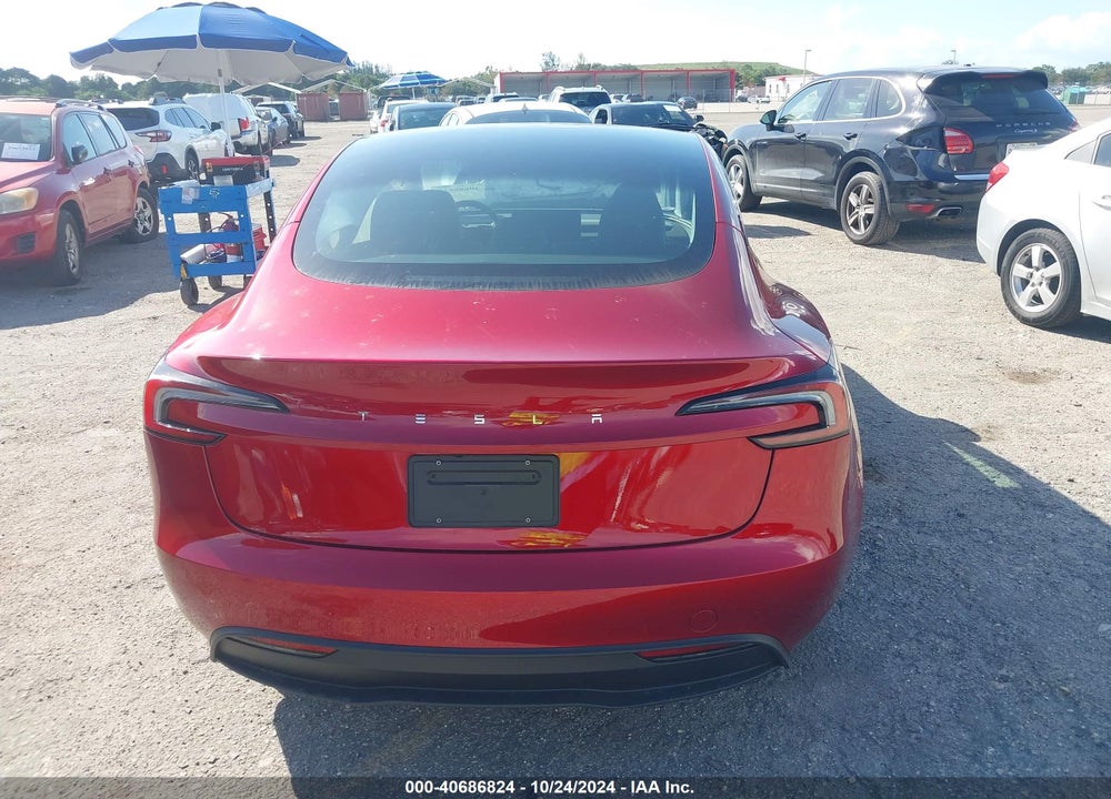 2024 TESLA MODEL 3 REAR-WHEEL DRIVE VIN: 5YJ3E1EA2RF745174