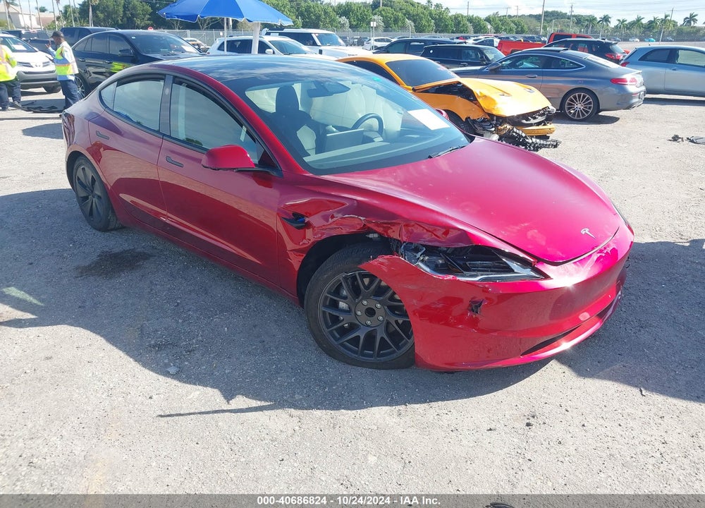 2024 TESLA MODEL 3 REAR-WHEEL DRIVE VIN: 5YJ3E1EA2RF745174